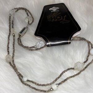 Whatz Hot Gabriella Accessories Long Beaded Necklace Vintage with Tags